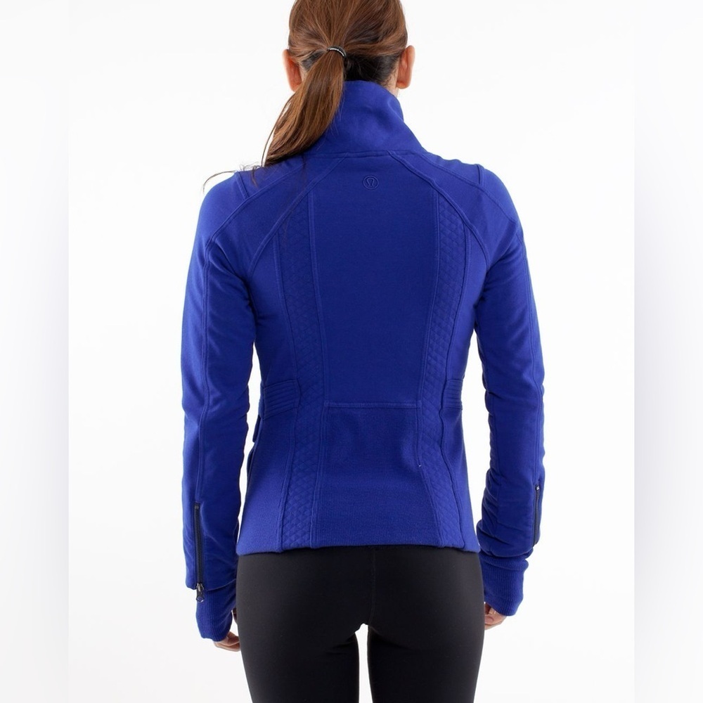 Lululemon It’s Happening Workout Running Jacket In Pigment Blue Size 4 Women’s - Picture 4 of 16